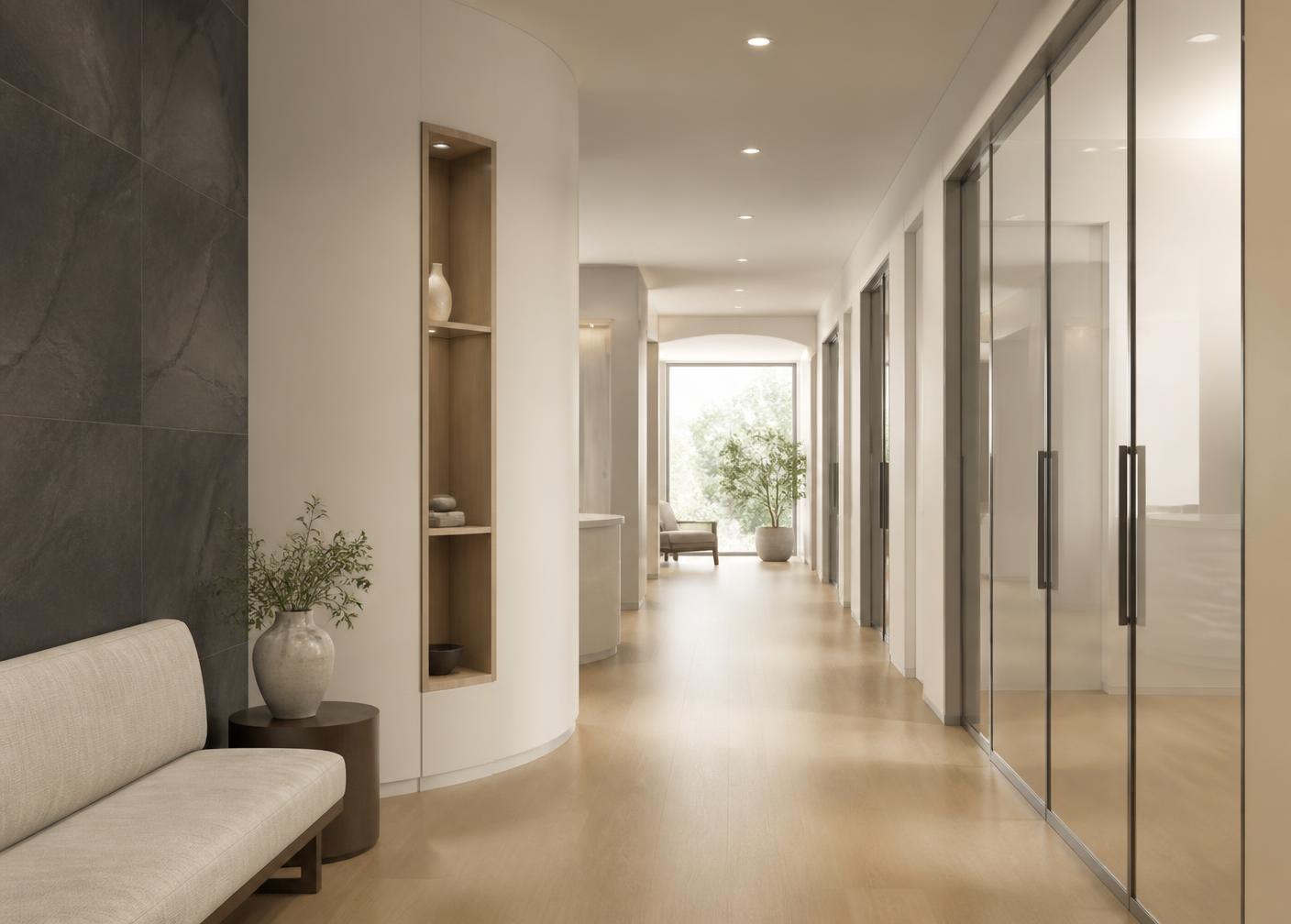 Interior of a modern medical practice